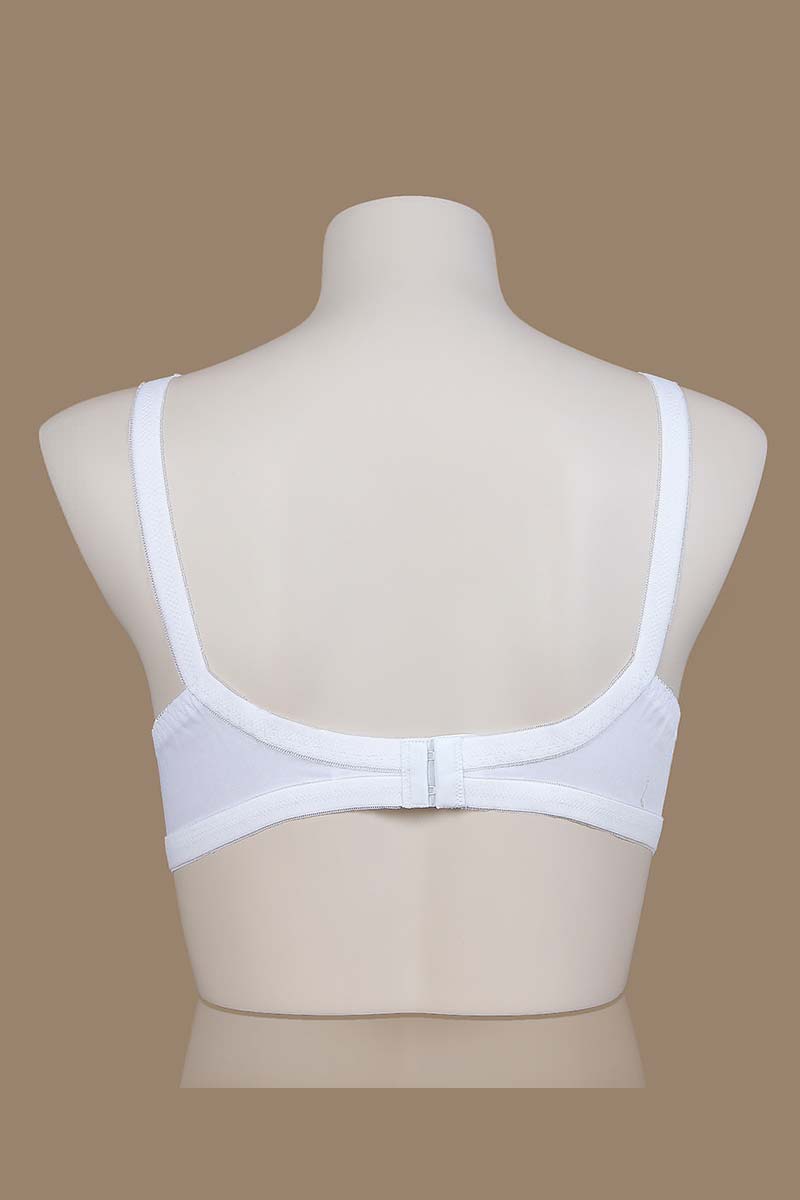 IFG Ladies Classic Cotton Bra - White Color