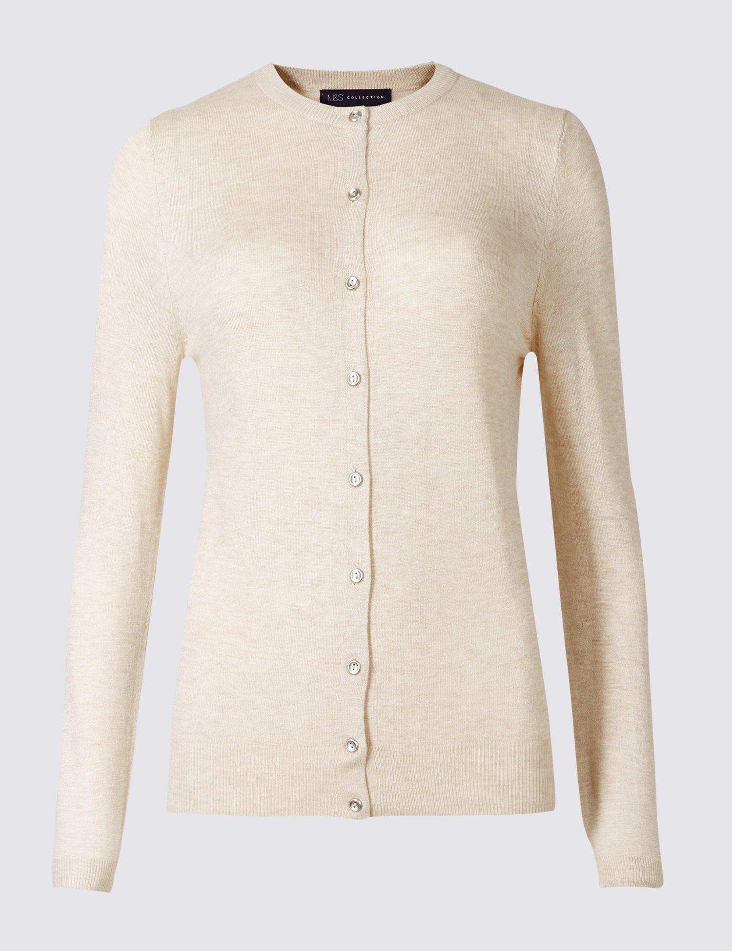 M S Ladies F S Cardigan Classic T38 5659