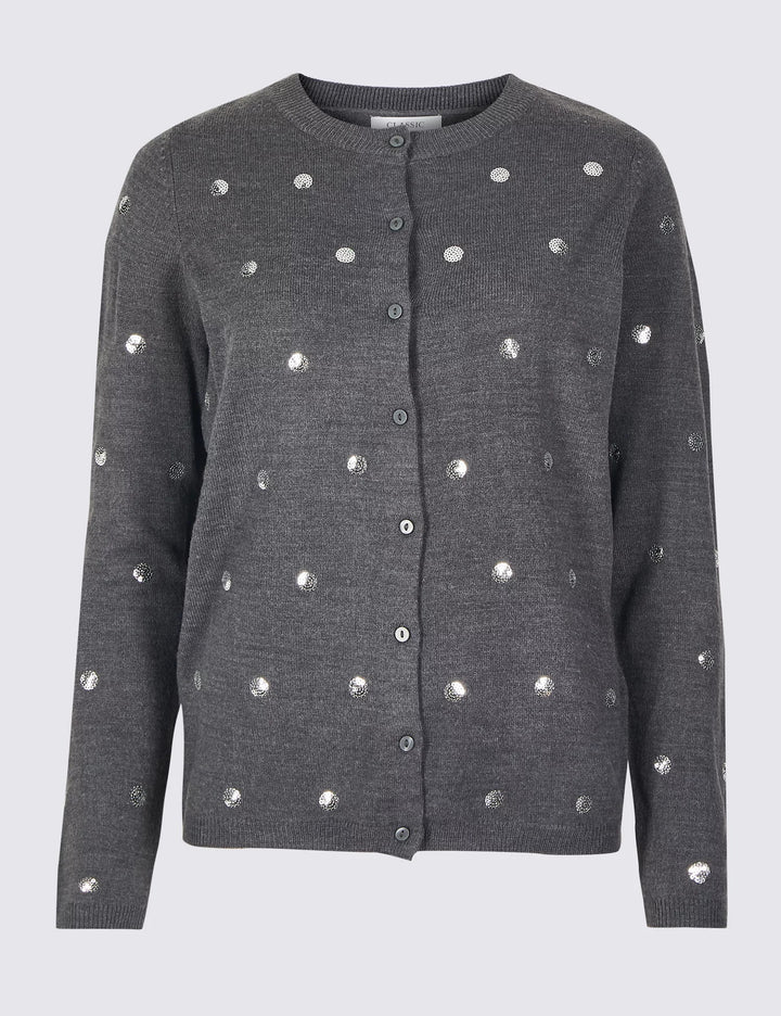 M&S Ladies F/S Cardigan T38/4999C