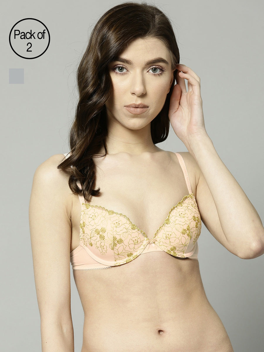 M&S Ladies 2 Pack U/W Padded Bra T81/9099