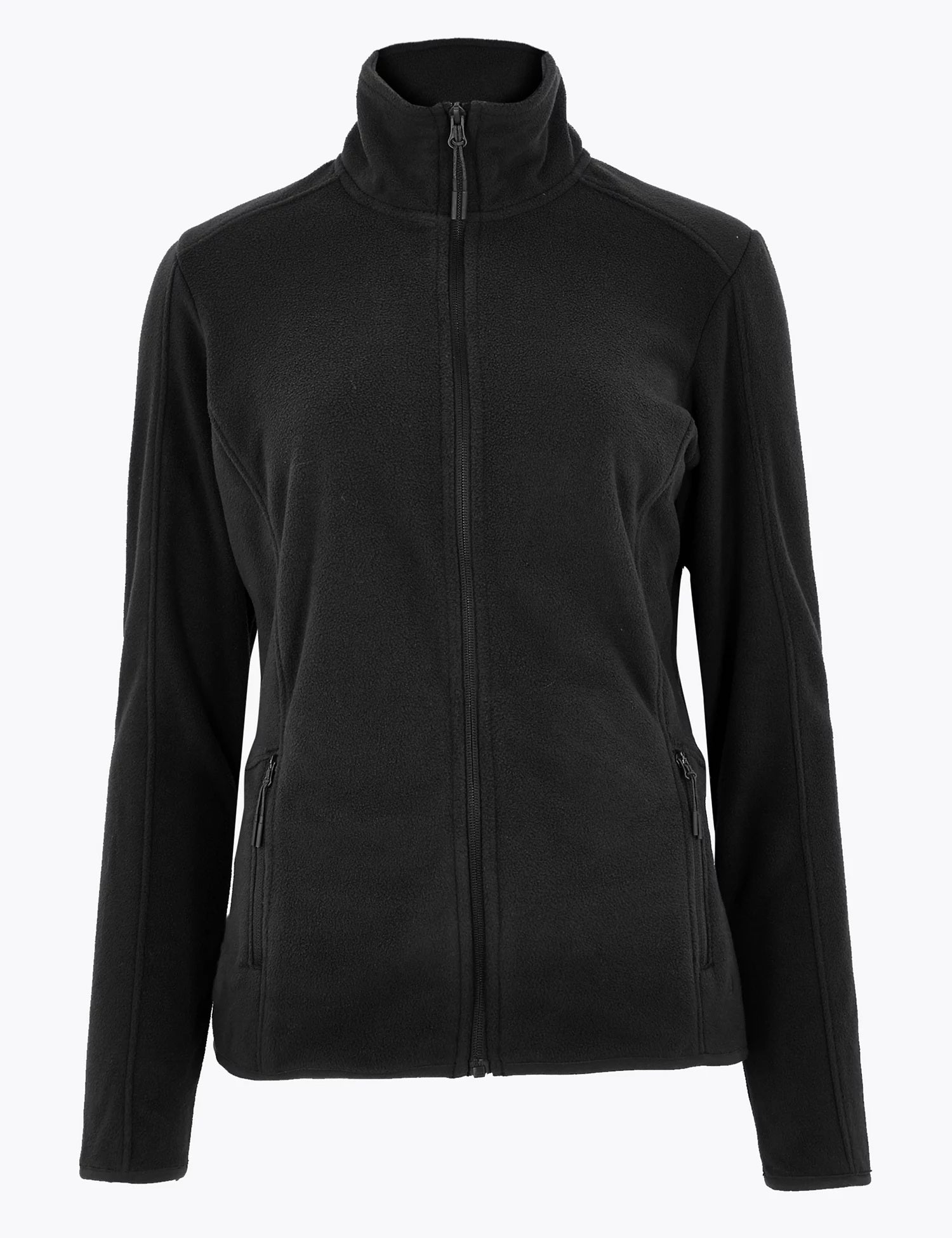 M S Ladies L S Fleece Zipper T51 4181