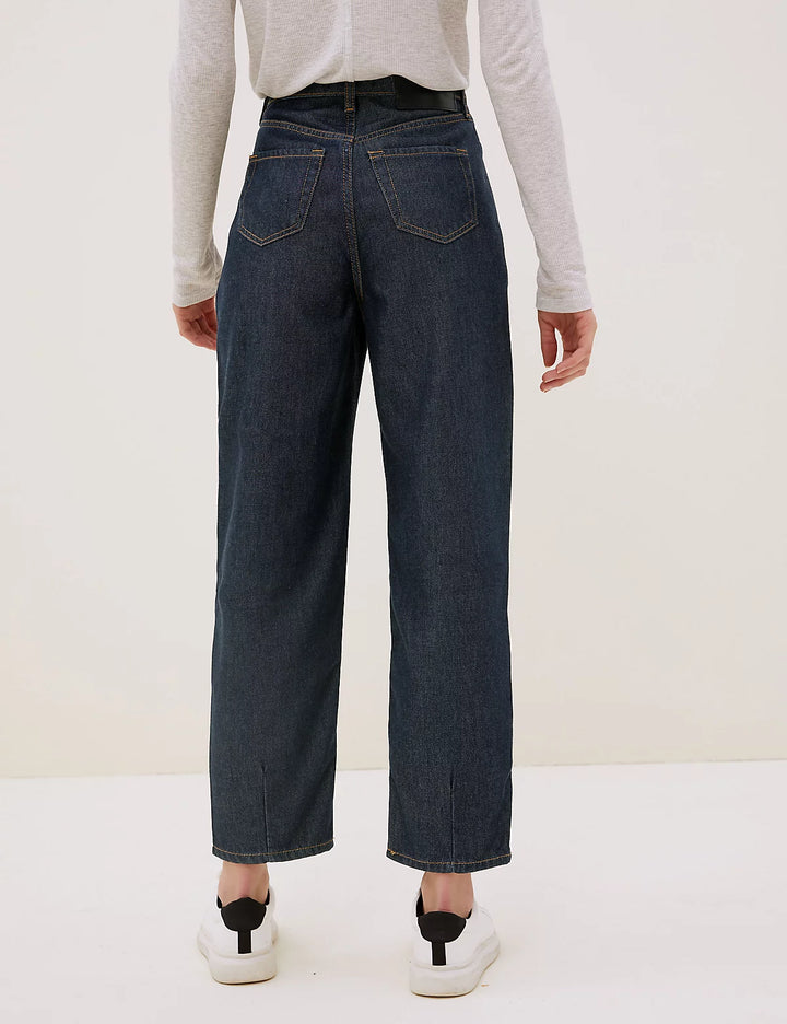 M&S Autograph Tapered High Rise Jeans T50/7159T