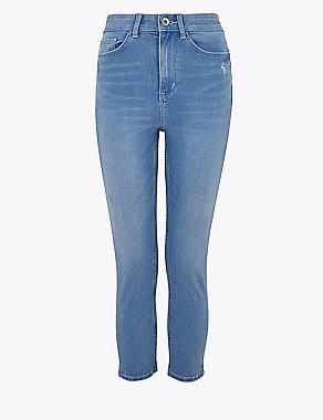 M&S The Carrie Skinny Cropped High Rise Jeans T57/6204