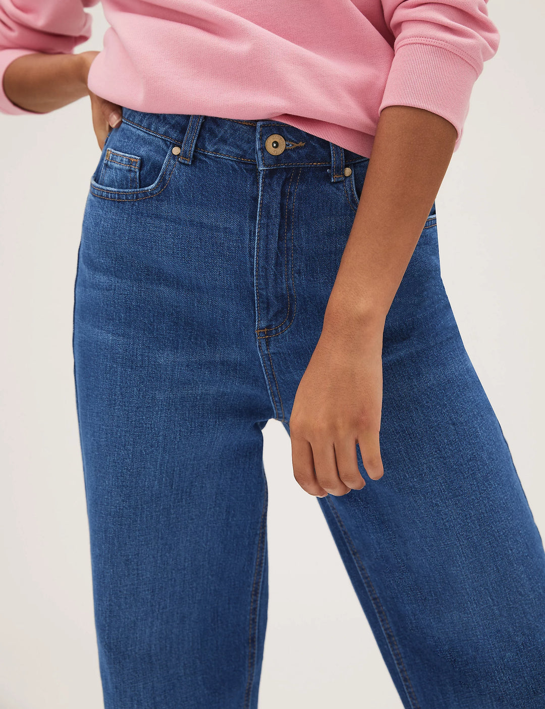M&S Wide High Rise Jeans T57/7272