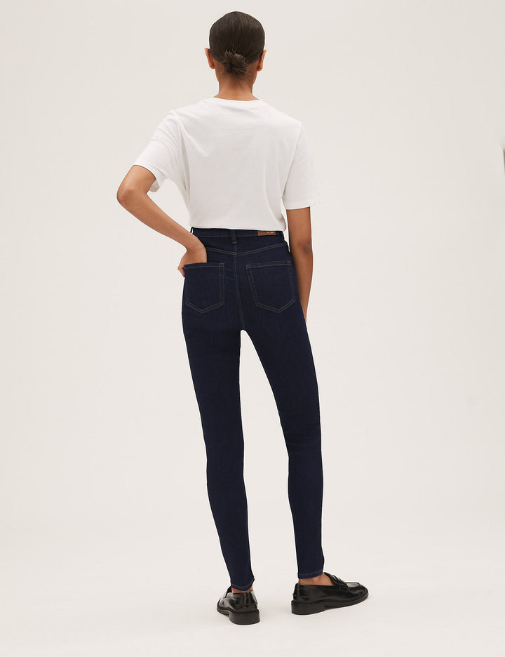 M&S The Ivy Super Soft Skinny High Rise Jeans T57/7689