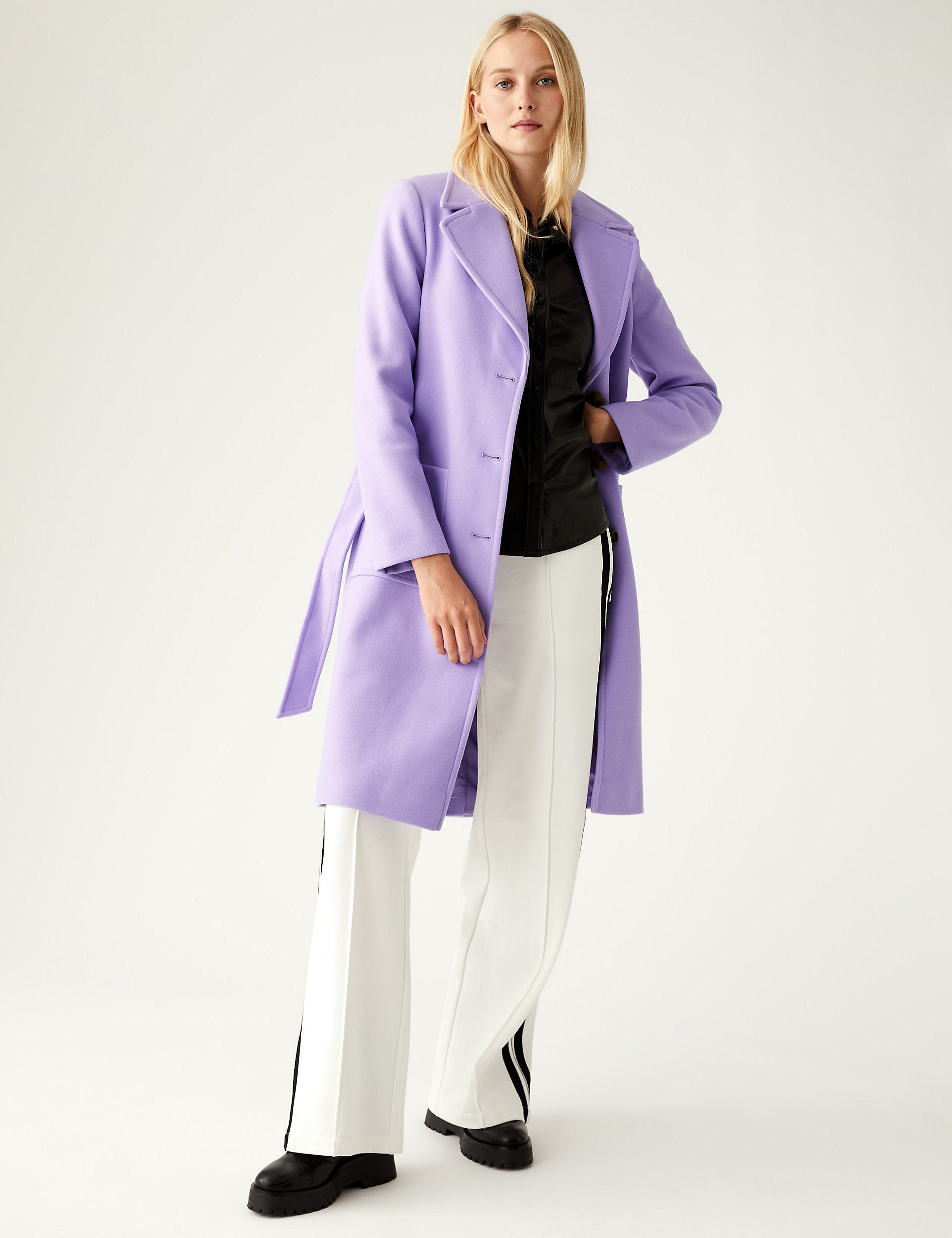 Lilac coat marks and spencer best sale