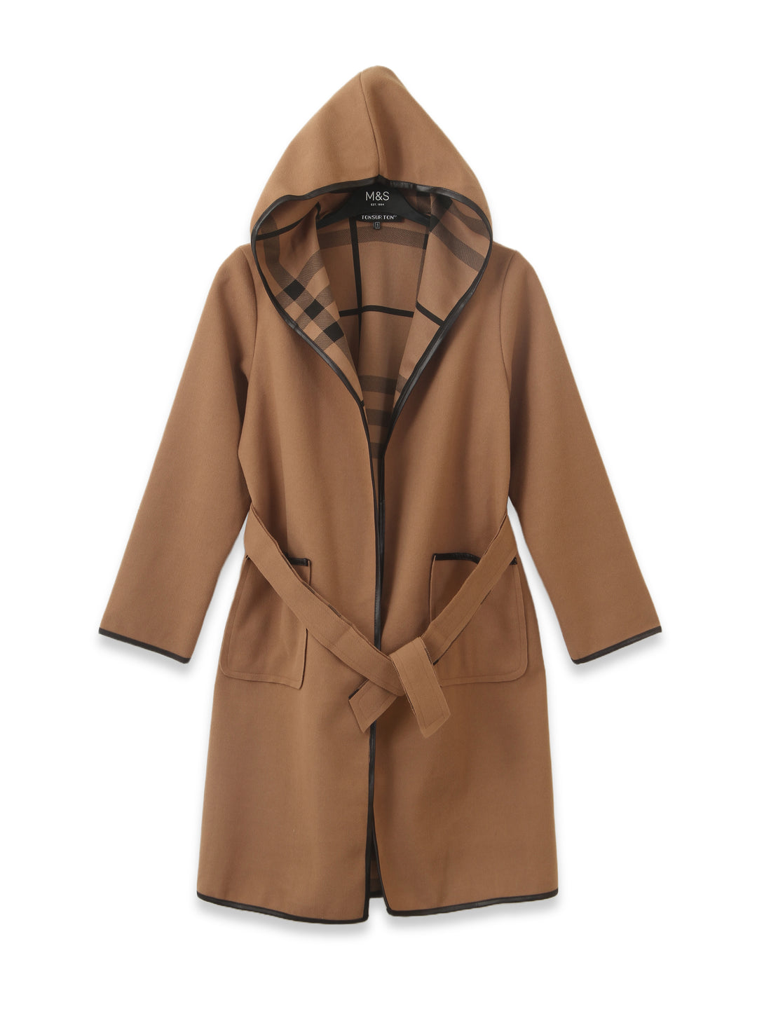 Tonsurton Ladies Long Hooded Fleece Coat 8446