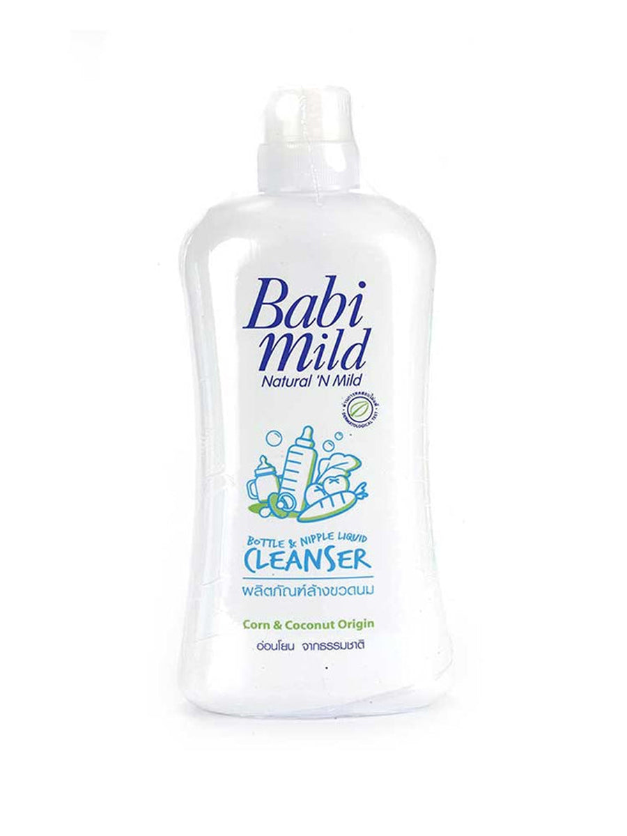 Babi Mild Bottle & Nipple Liquid Cleanser Corn & Coconut Origin 300ml.