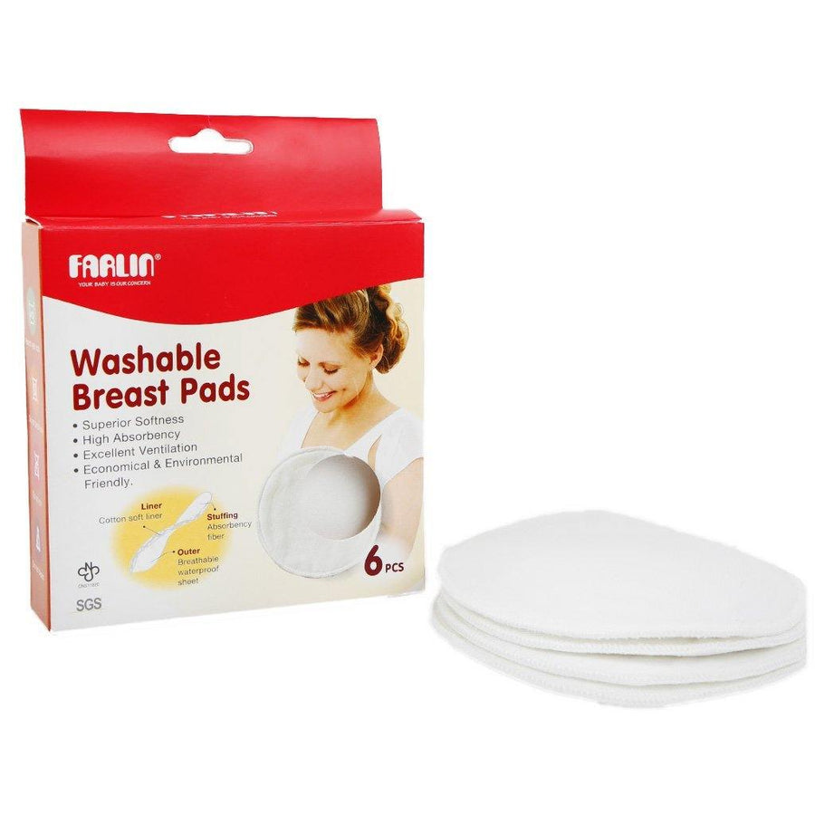 Farlin Baby Washable Breast Pad 6pcs BF-632 (A)