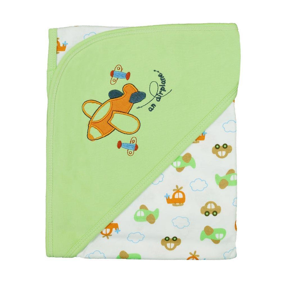 Imported Baby Cotton Wrapping Sheet W/Hood (I.T) (A)