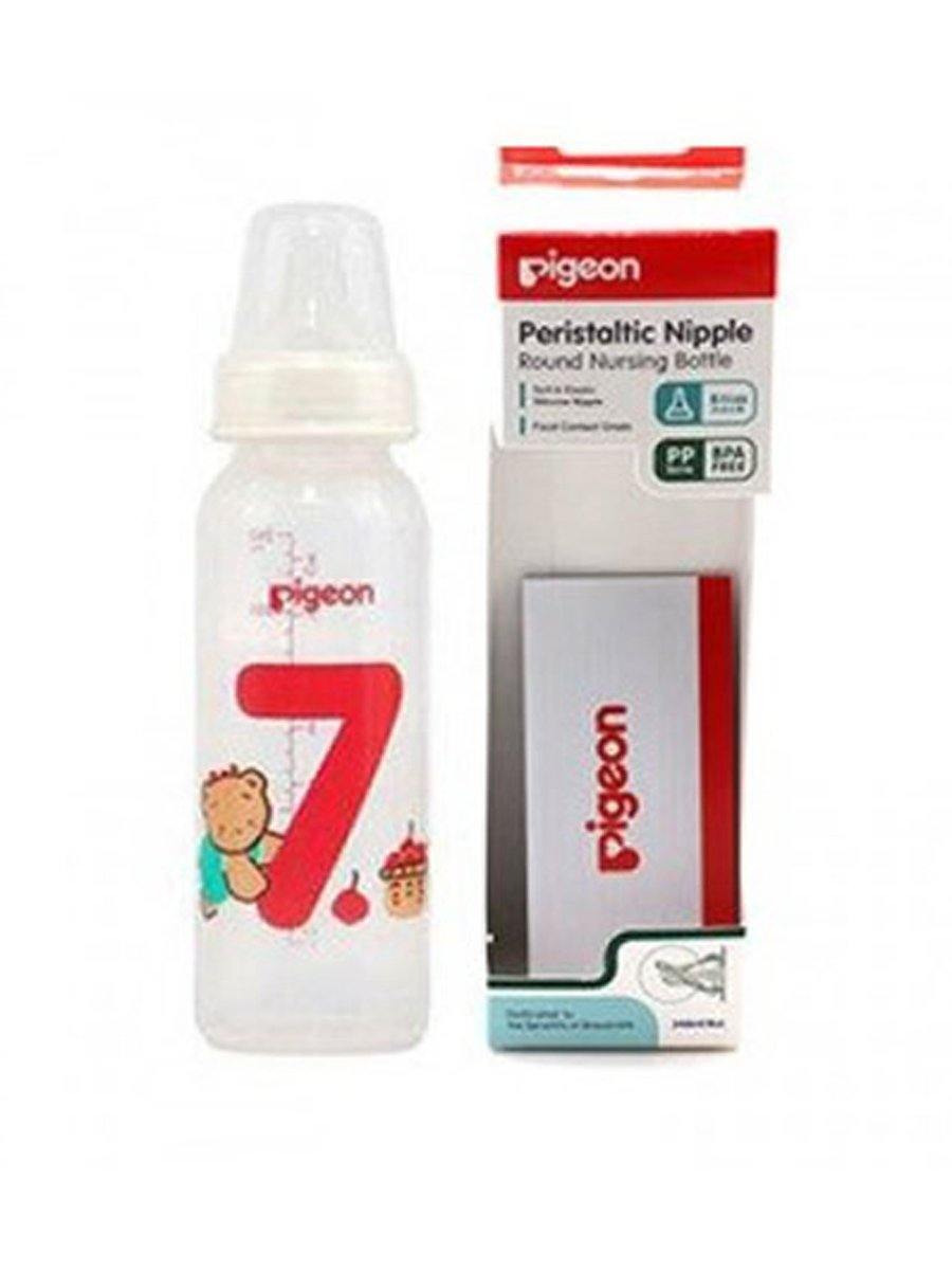 Pigeon Baby Nursing Bottle Slim Neck 240ml 8 OZ A26342 (7) (A)