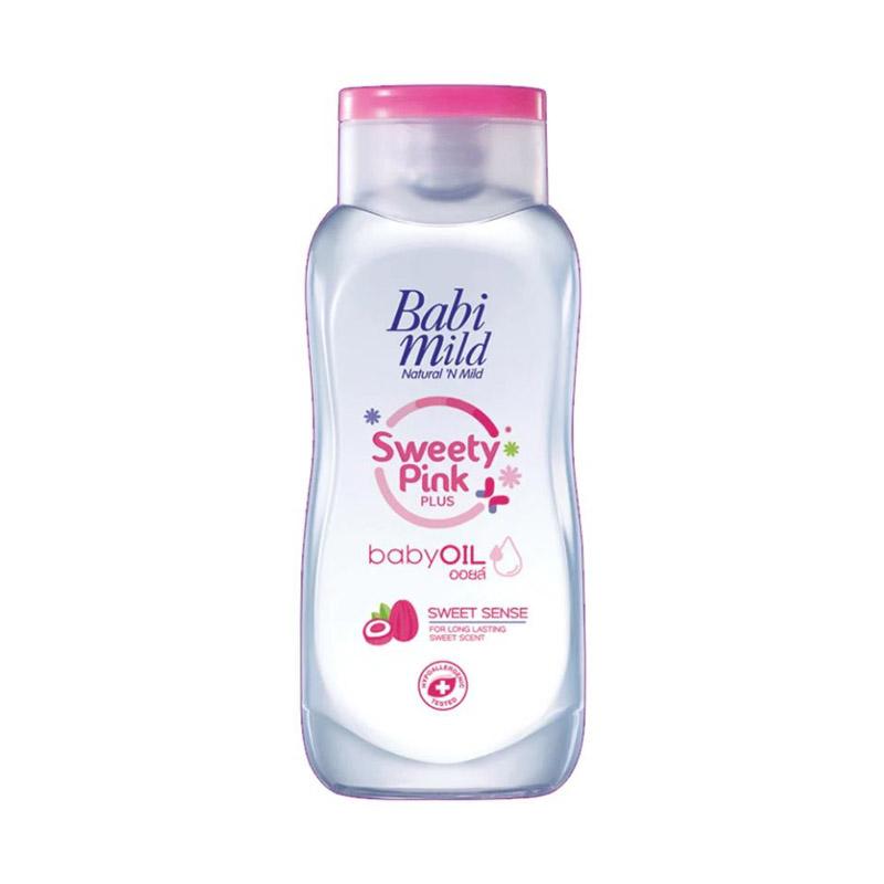 Babi Mild Sweety Pink Plus Oil Sweet Sense 190ml (A)