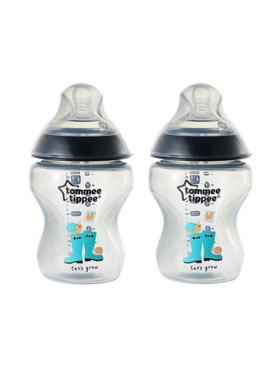 TT Baby Decorated Bottle 0m+ 260ml 2-Pack 422585/38 (A+)