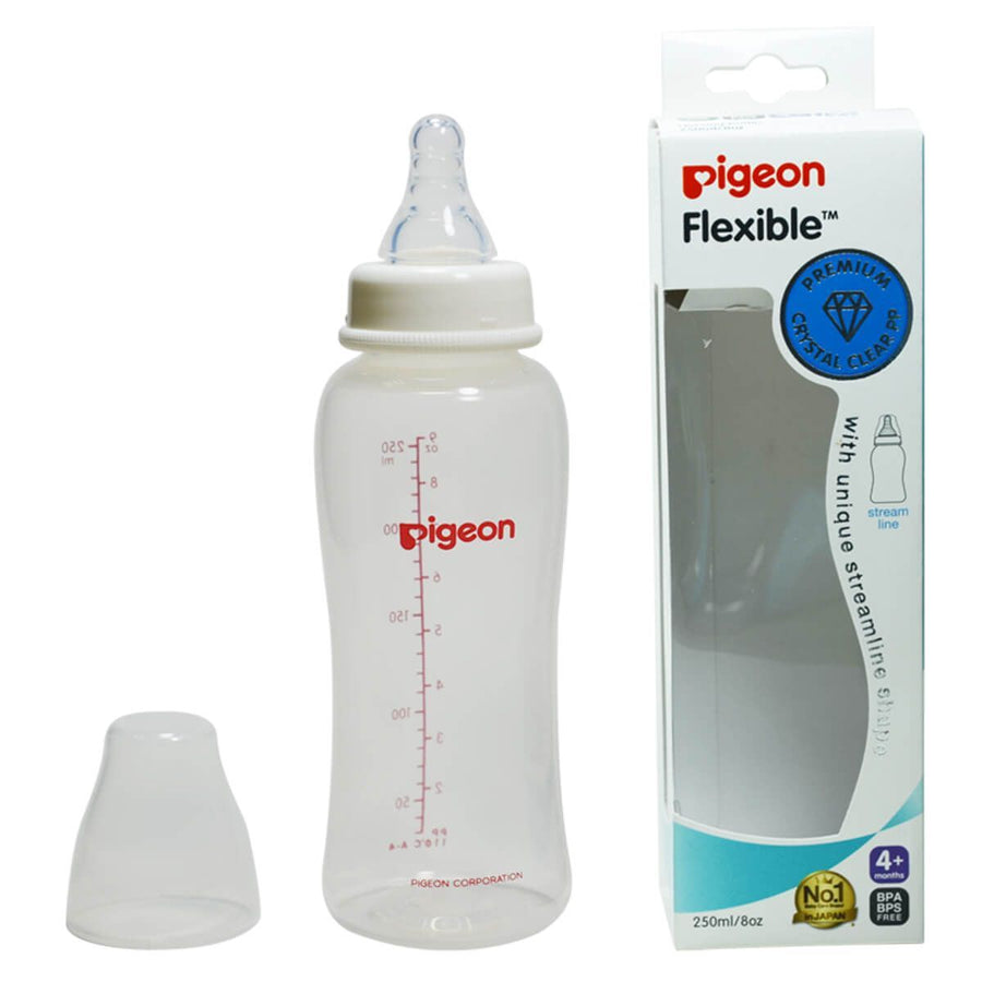 Pigeon Baby Flexible Streamline Feeding Bottle 250ml 8oz A652