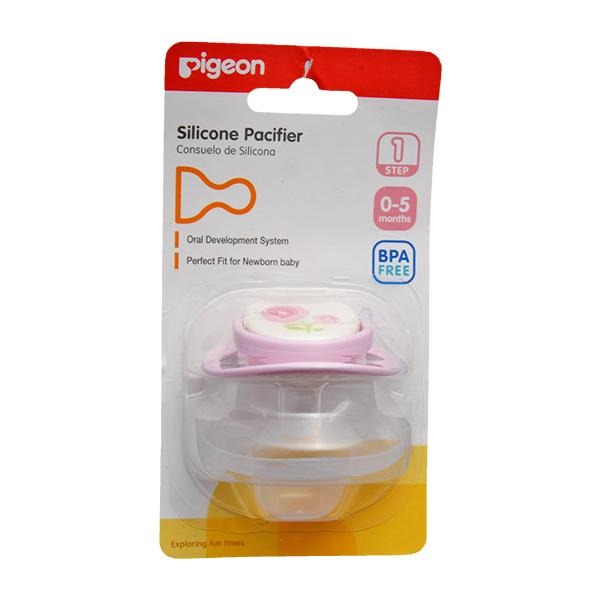 Pigeon Baby Silicone Pacifier Step 3 Pink N13678 (A)
