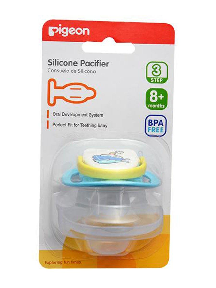 Pigeon Baby Silicone Pacifier Step 3 Blue N13681 (A)
