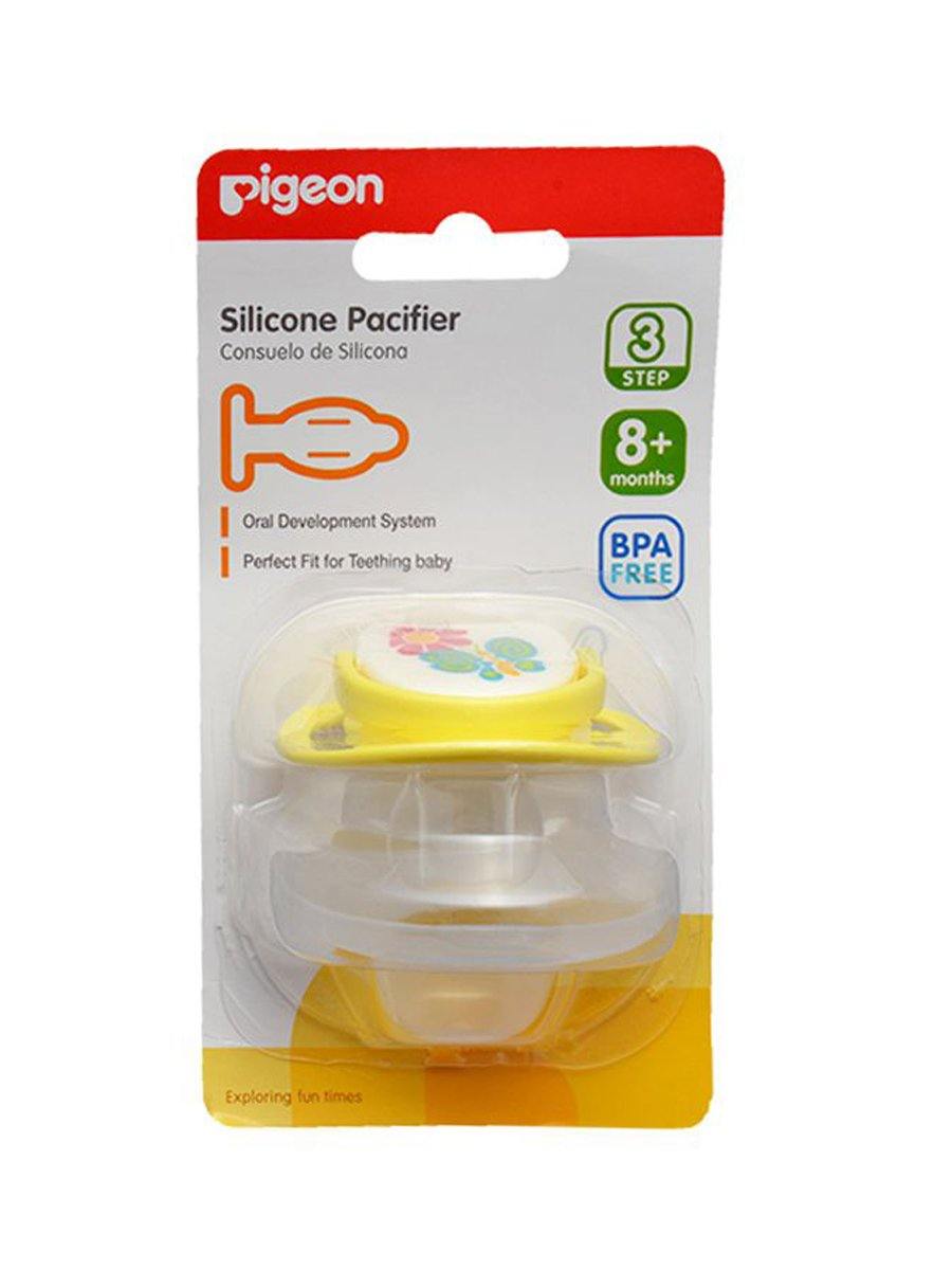 Pigeon Baby Silicone Pacifier Step 3 Yellow N13684 (A)