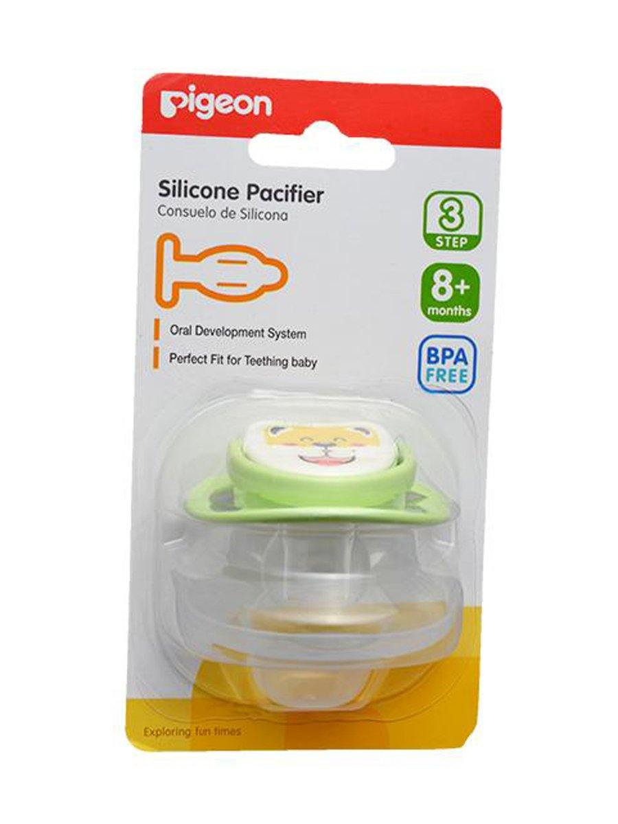 Pigeon Baby Silicone Pacifier Step 1 Green N13693 (A)