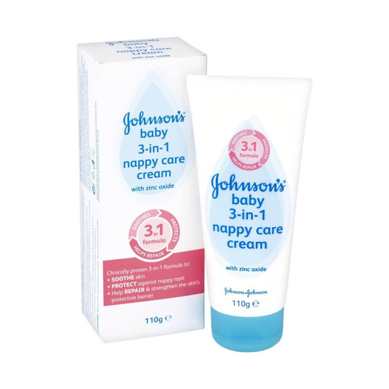 Johnsons Baby 3-in-1 Nappy Care Cream (S-21)