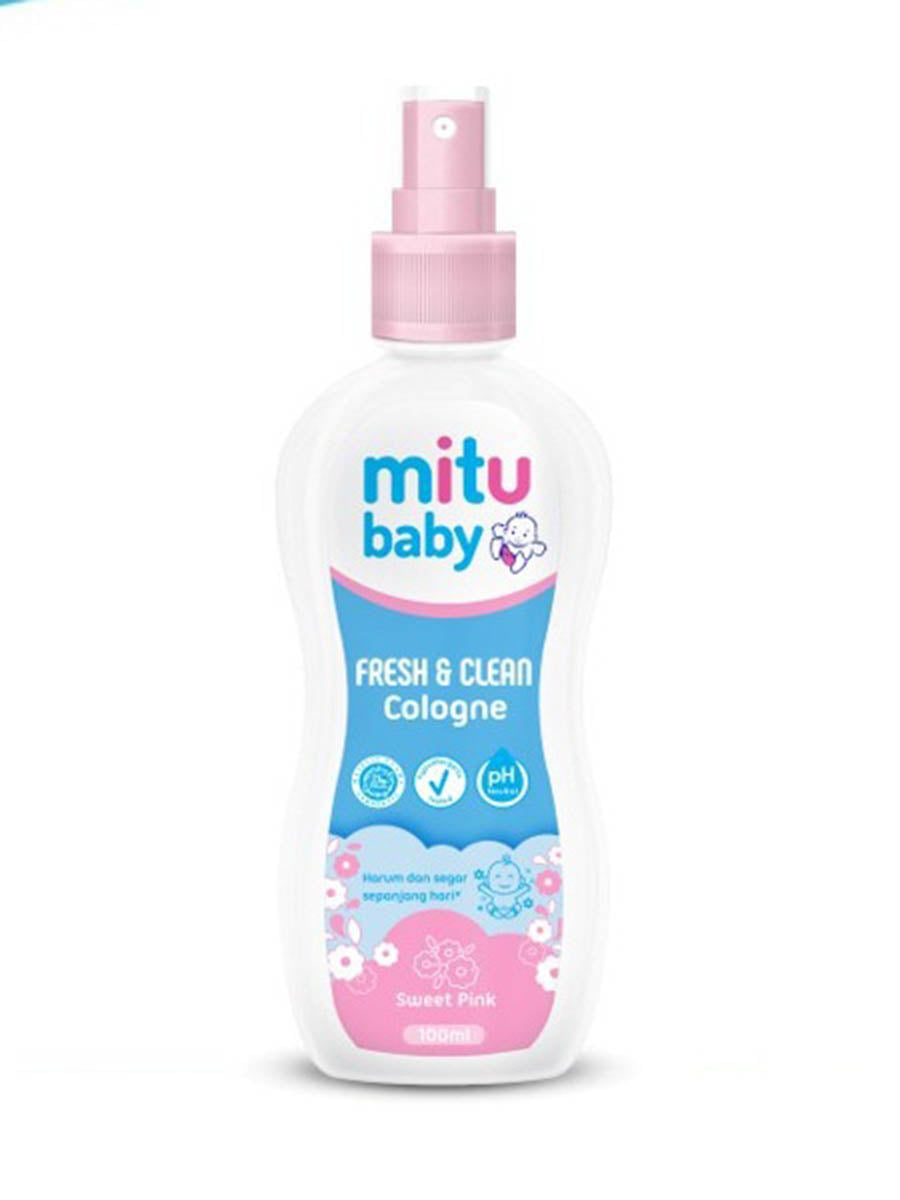 Mitu Baby Cologne Fresh & Clean Sweet Pink 50ml