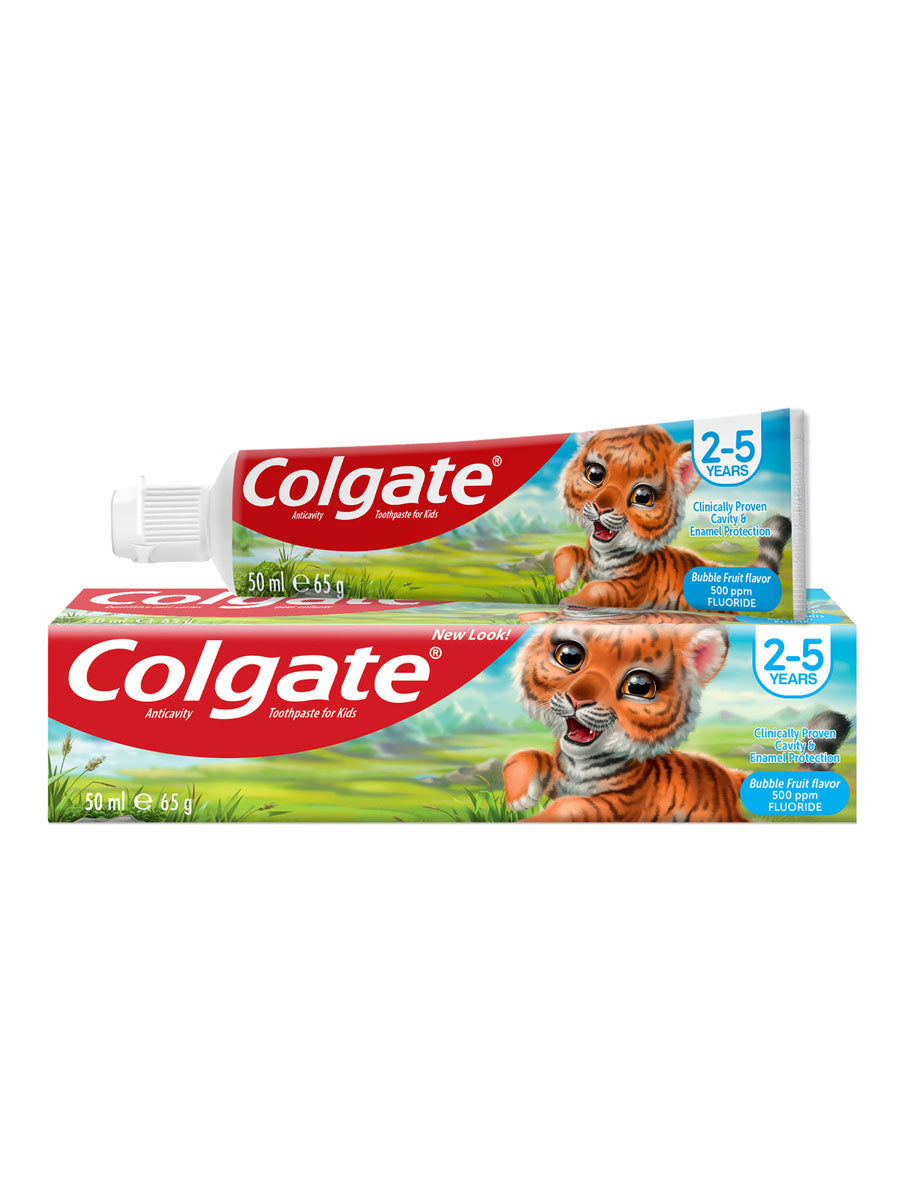 Colgate Toothpaste Anticavity Bubble Fruit Flavor 65g