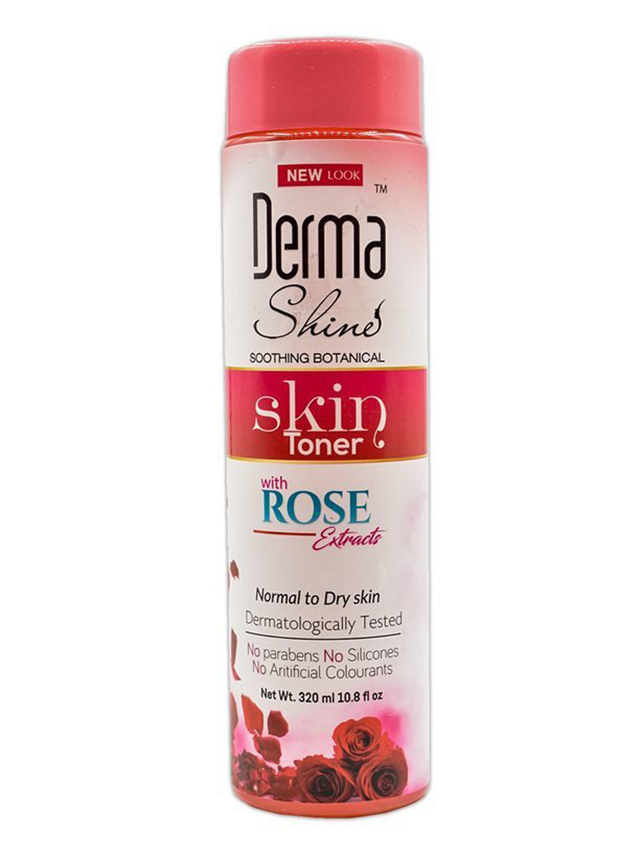 Derma Shine Skin Toner With Rose 320Ml