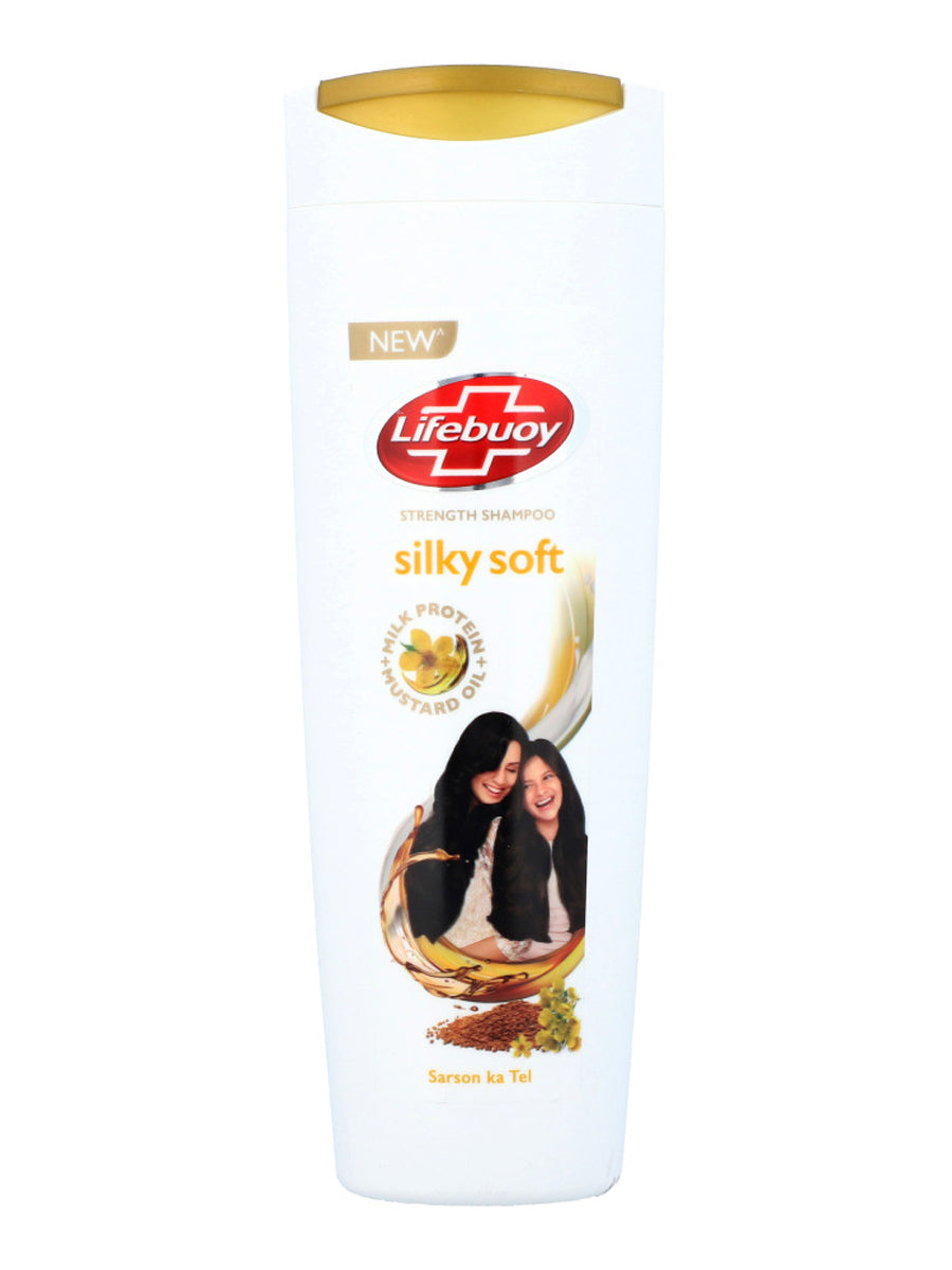 Lifebuoy Silky Soft Milk Protein Strength Shampoo 375Ml