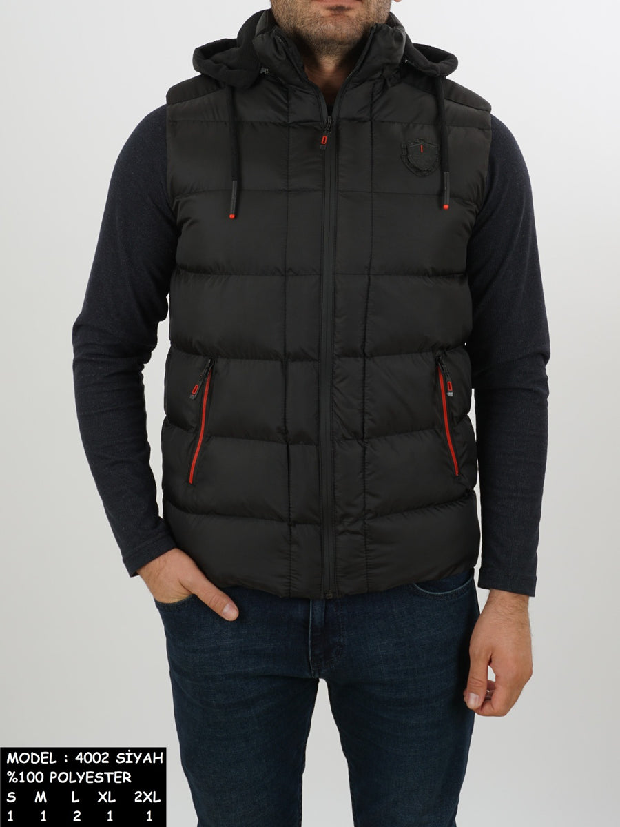 Dynamo Mens S/L Parachute Detachable hood Gillet 4002