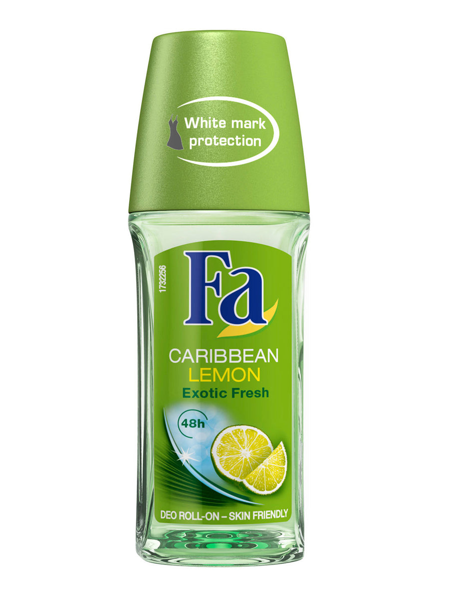 FA men deodorant Caribbean Lemon Citrus Fresh Roll On 50ml