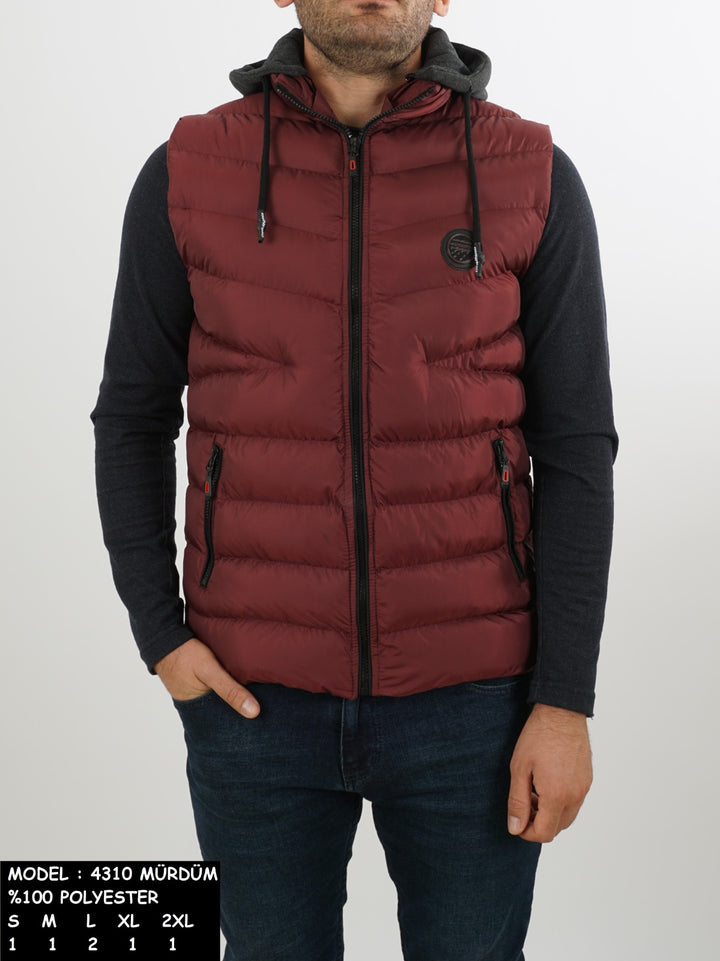 Dynamo Mens S/L Parachute Detachable hood Gilet 4310