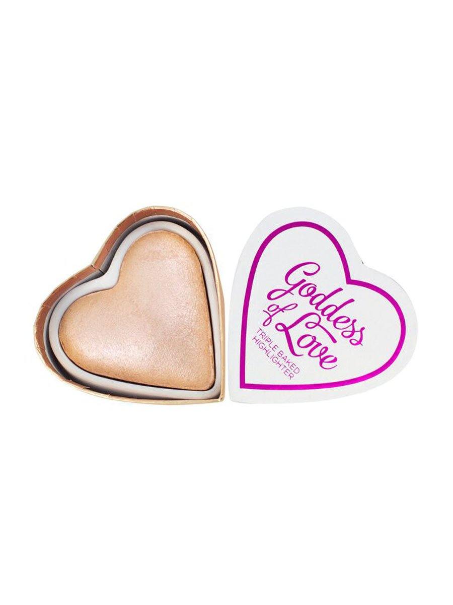 Makup Revolution I Heart Makeup Hearts Highlighter Goddess of Love