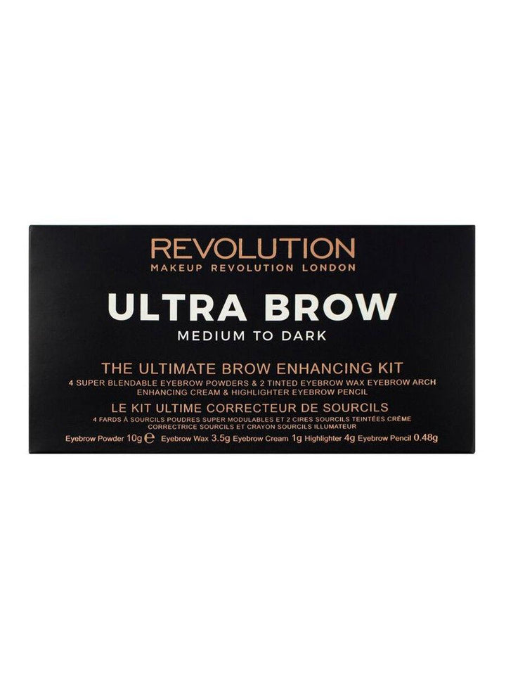 Makeup Revolution Makeup Revolution Ultra Brow Palette - Medium to Dark