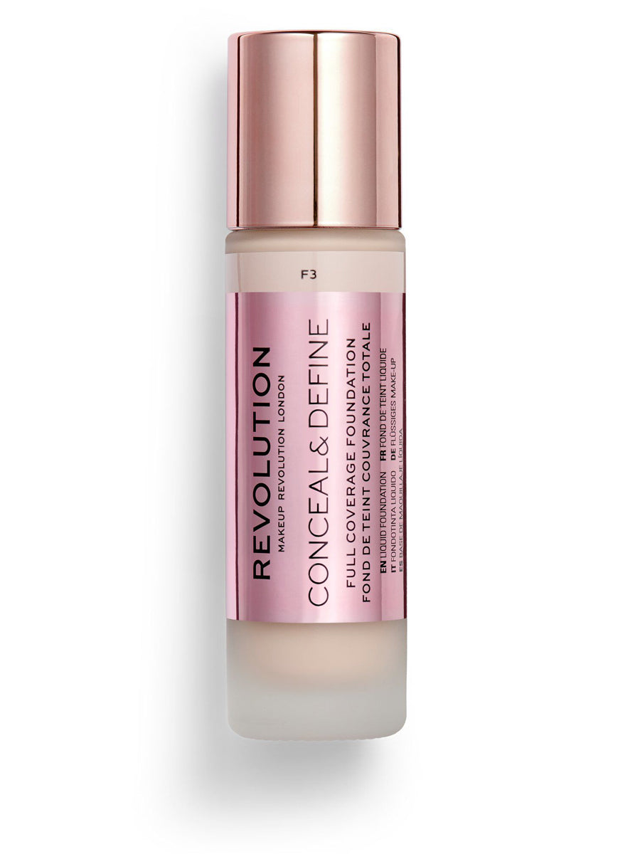 Makeup Revolution Conceal & Define Foundation F3