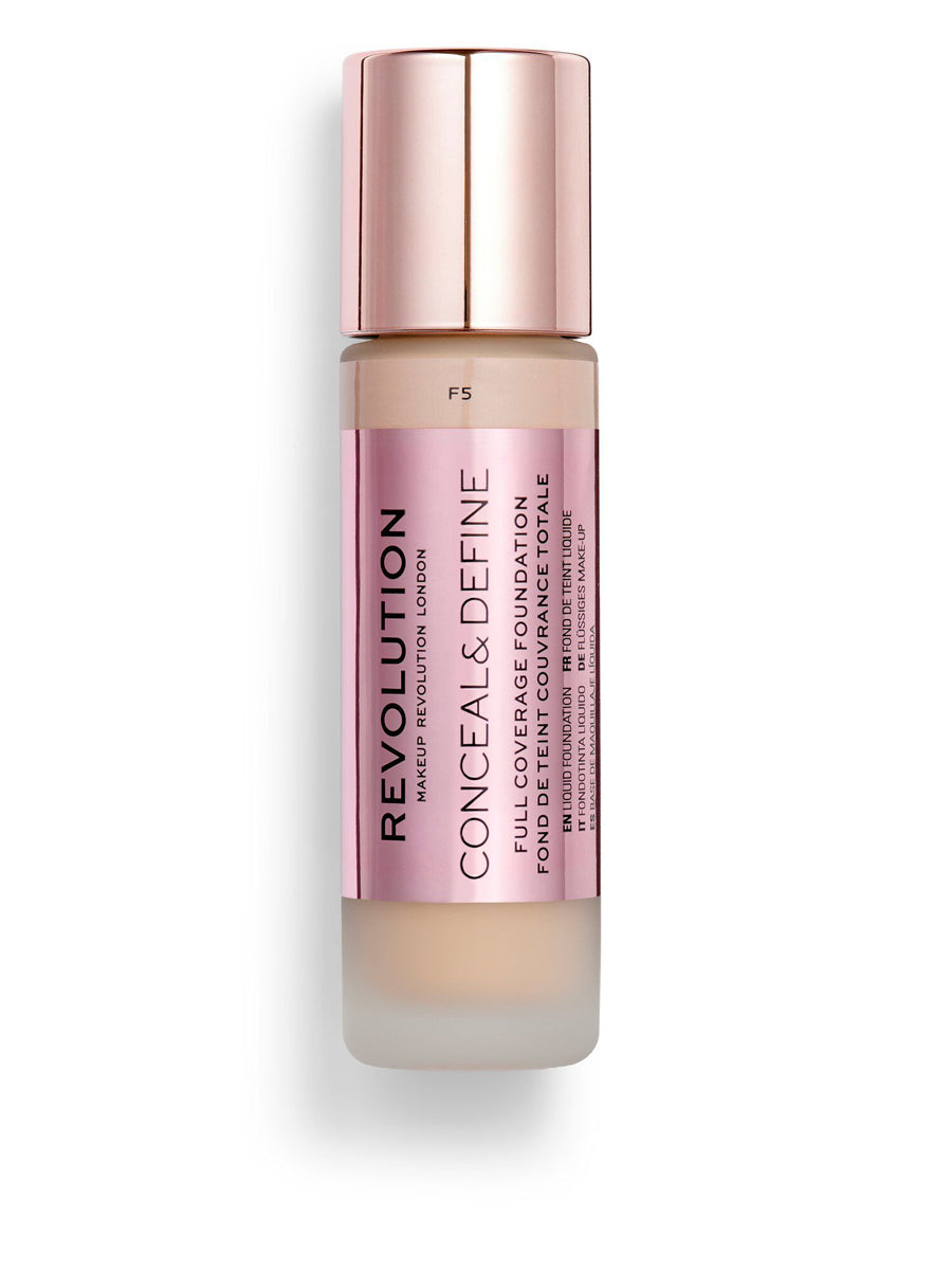 Makeup Revolution Conceal & Define Foundation F5