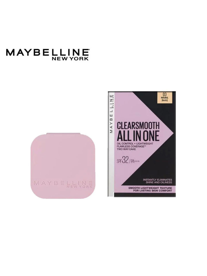 Maybelline Clear Smooth All in One Powder 03 Natural(Refill) 1982