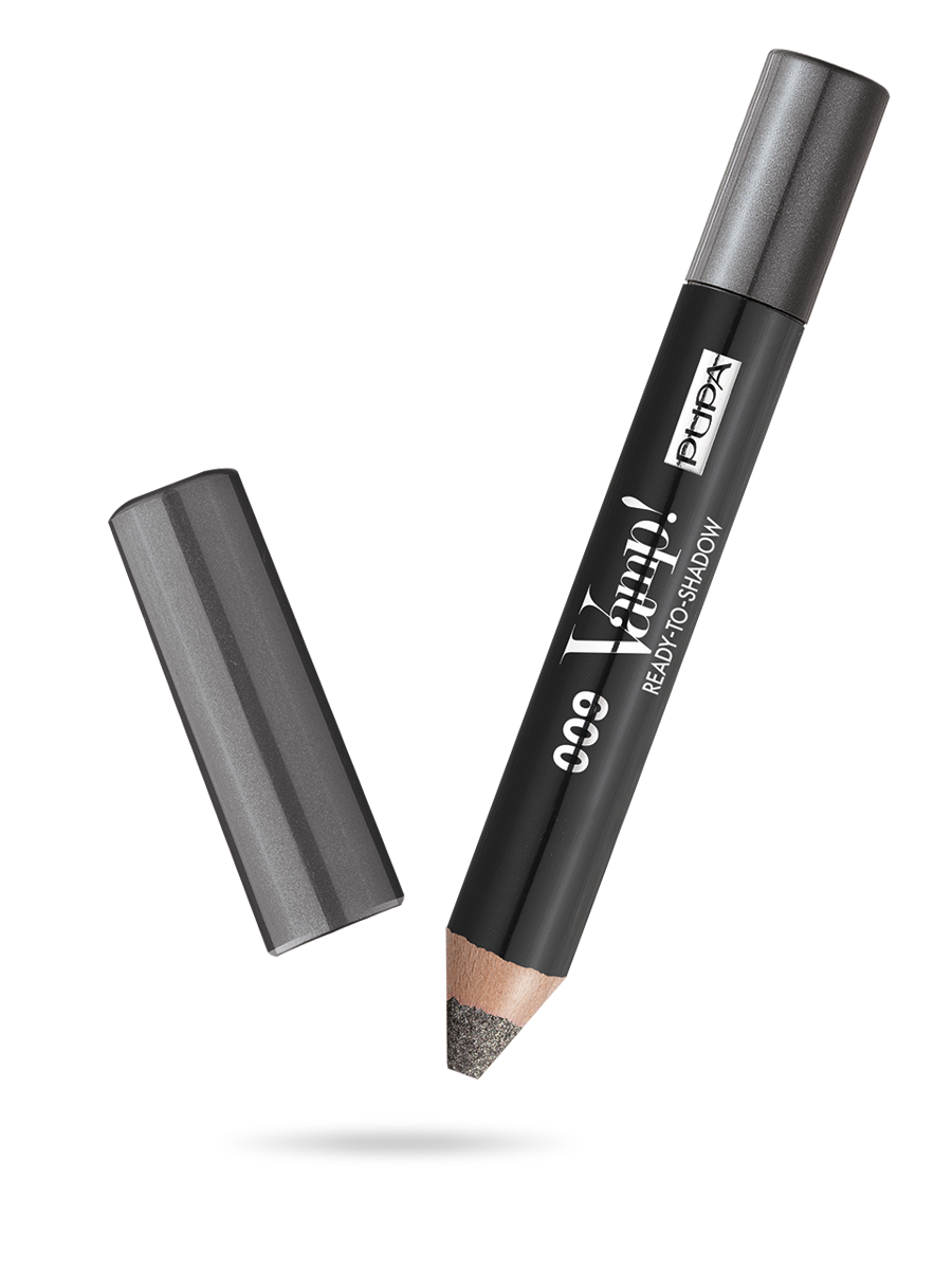 Pupa Vamp! Ready-To-Shadow Jumbo Eyeshadow Pencil Fast Application- Shiny Gray