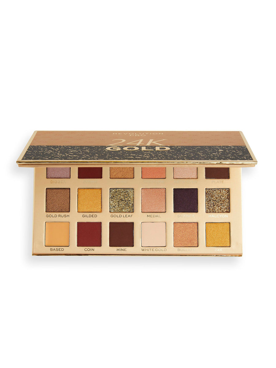 Makeup Revolution Pro 24K Gold Shadow Palette