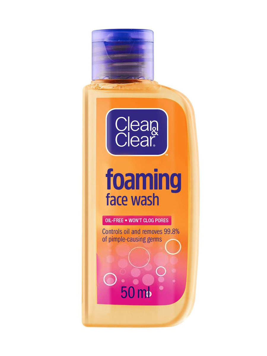 JOHNSONS FACE WASH CLEAN & CLEAR FOAMING FACIAL WASH 50ML
