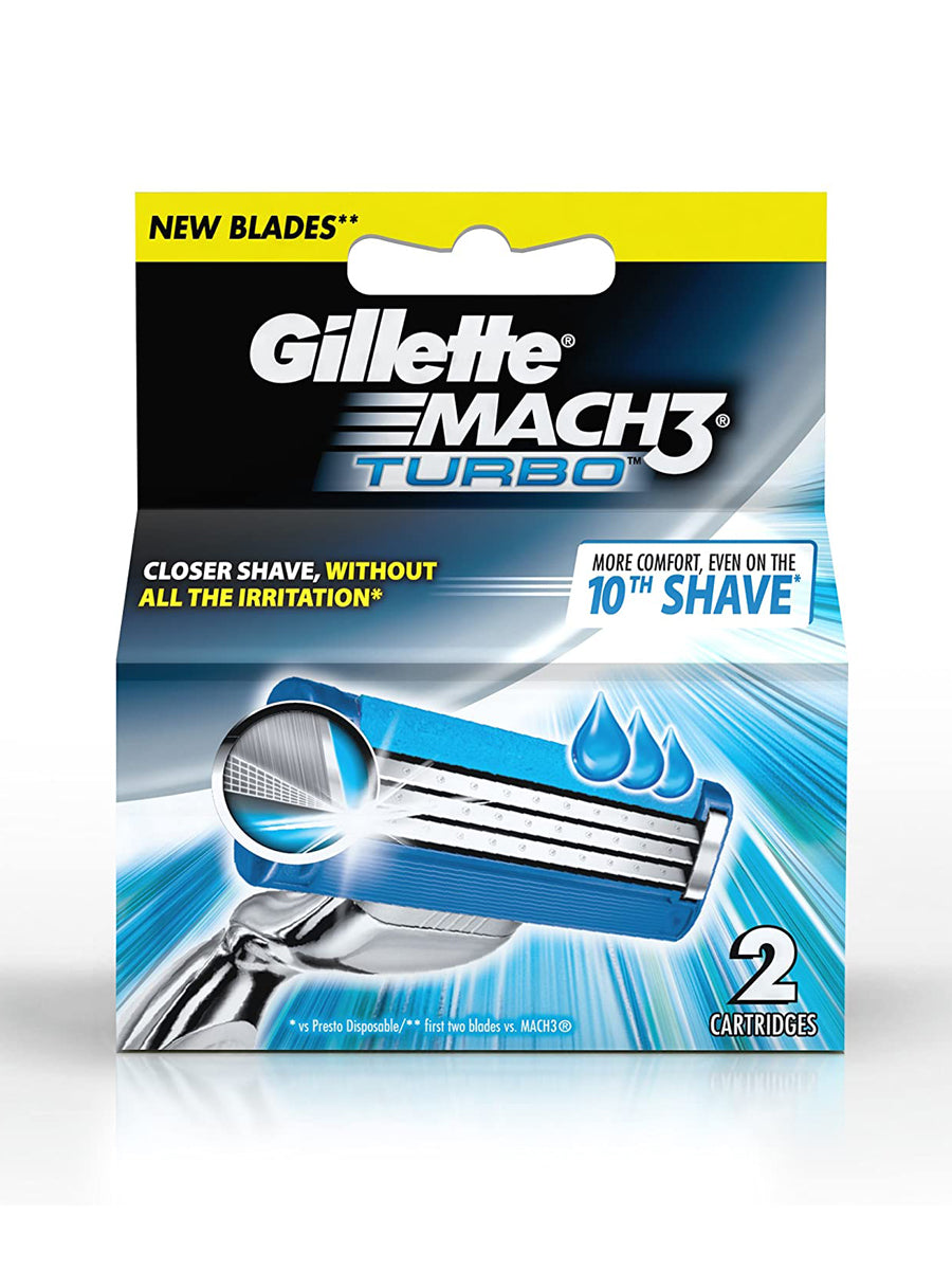 Gillette Blades Mach3 Turbo 2-Pack