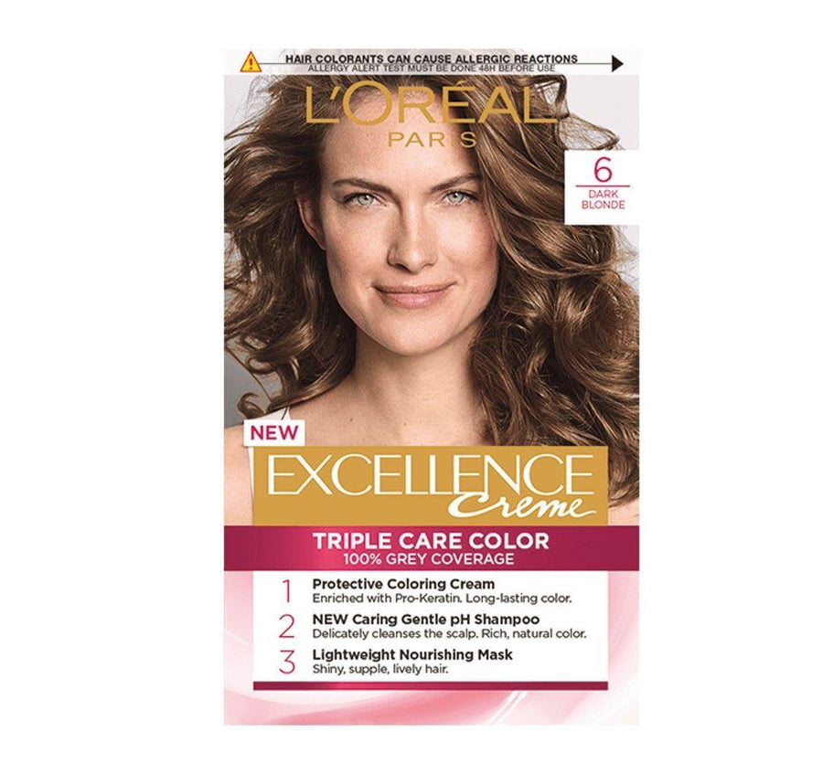 Loreal HairColor Excellence Creme No. 6 (Dark Blonde)