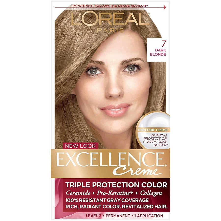 Loreal Hair Color Excellence Creme 7 Blonde (0091-0017)