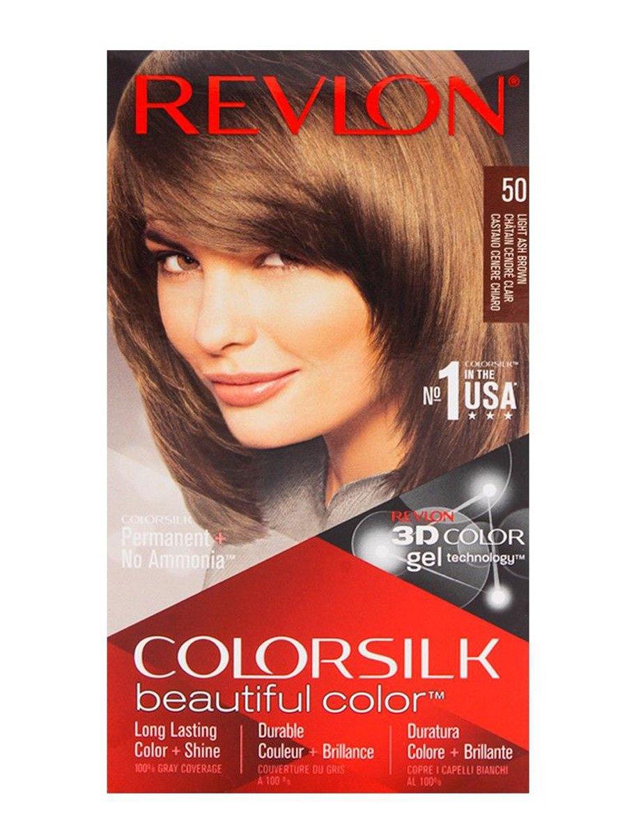 Revlon HairColor ColorSilk No. 50 (LIGHT ASH BROWN)