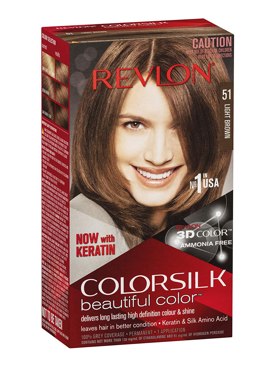 Revlon Hair Color Silk # 51 (LIGHT BROWN)