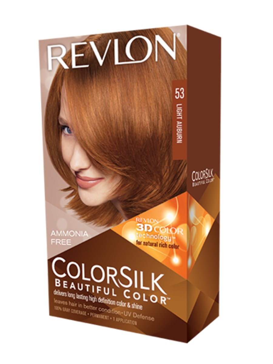 Revlon HairColor ColorSilk No. 53 (LIGHT AUBURN)