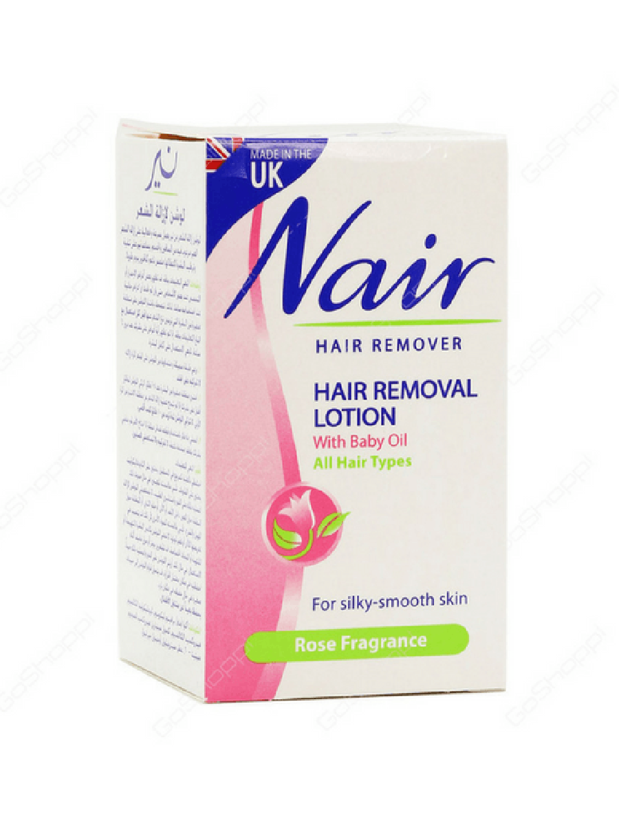 NAIR HAIR REMOVER LOTION WITH BABY OIL ROSE FRAG 120ML