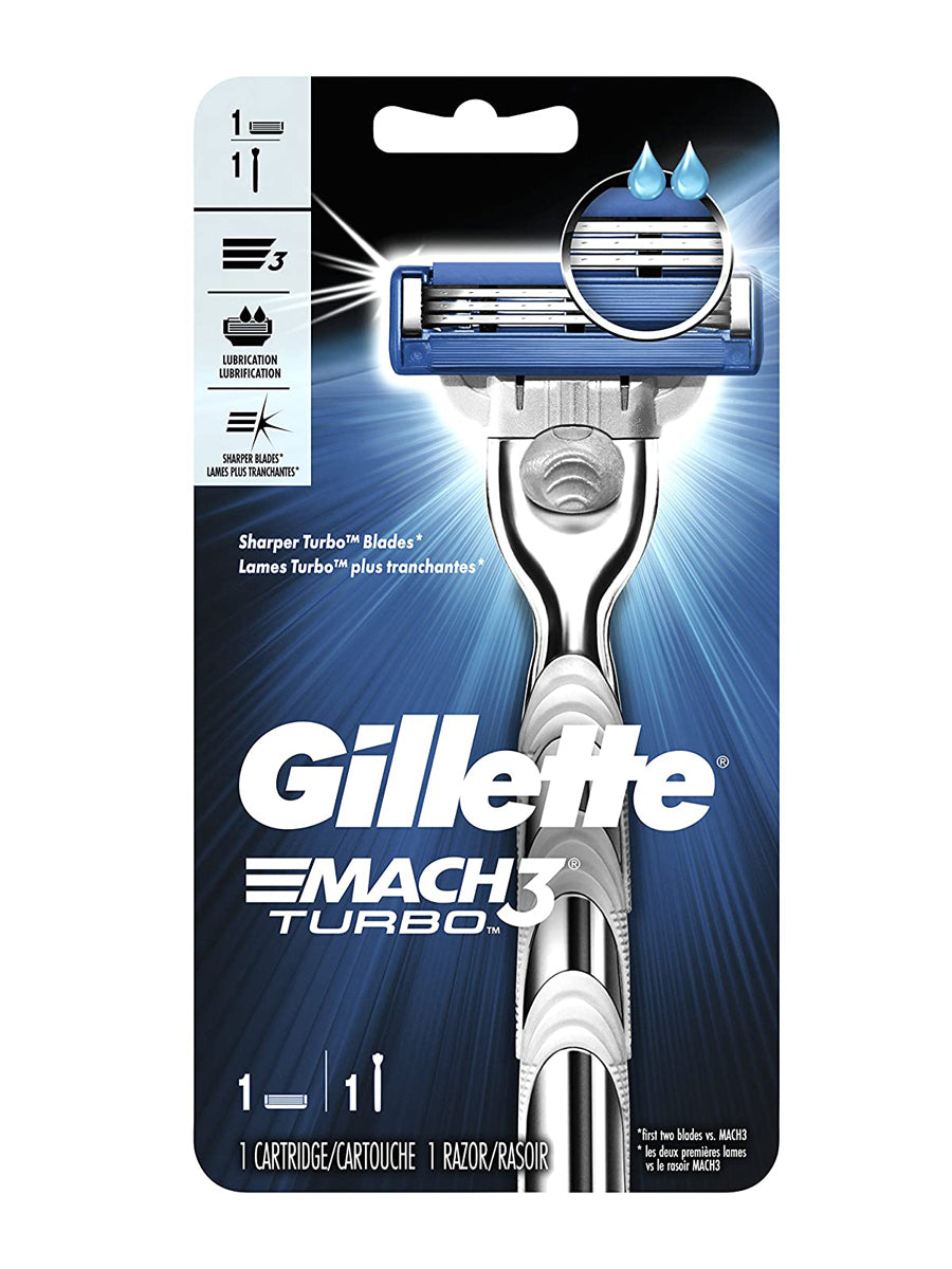 Gillette Safety Razor Mach3 Turbo Single Pack