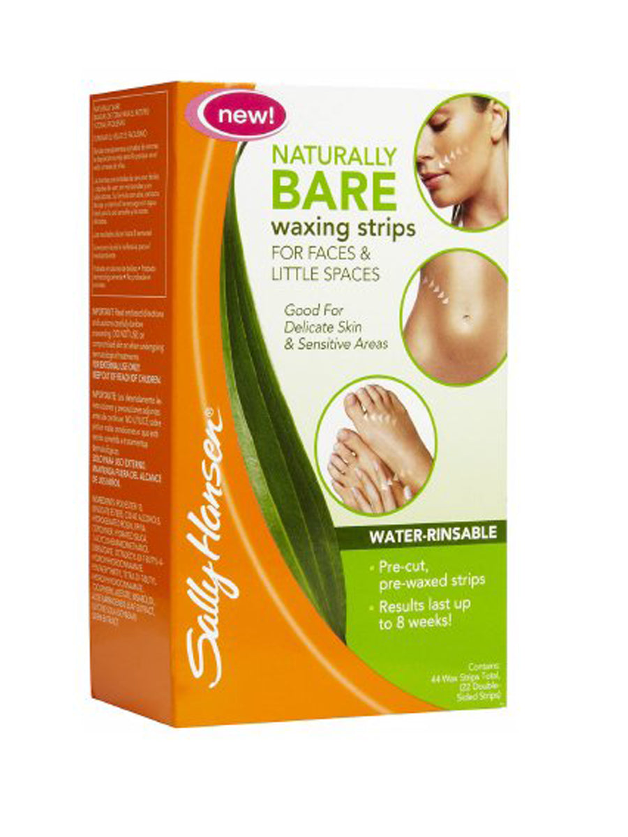 Sally Hansen Hair Removing Naturally Bare Waxing Strips For Body