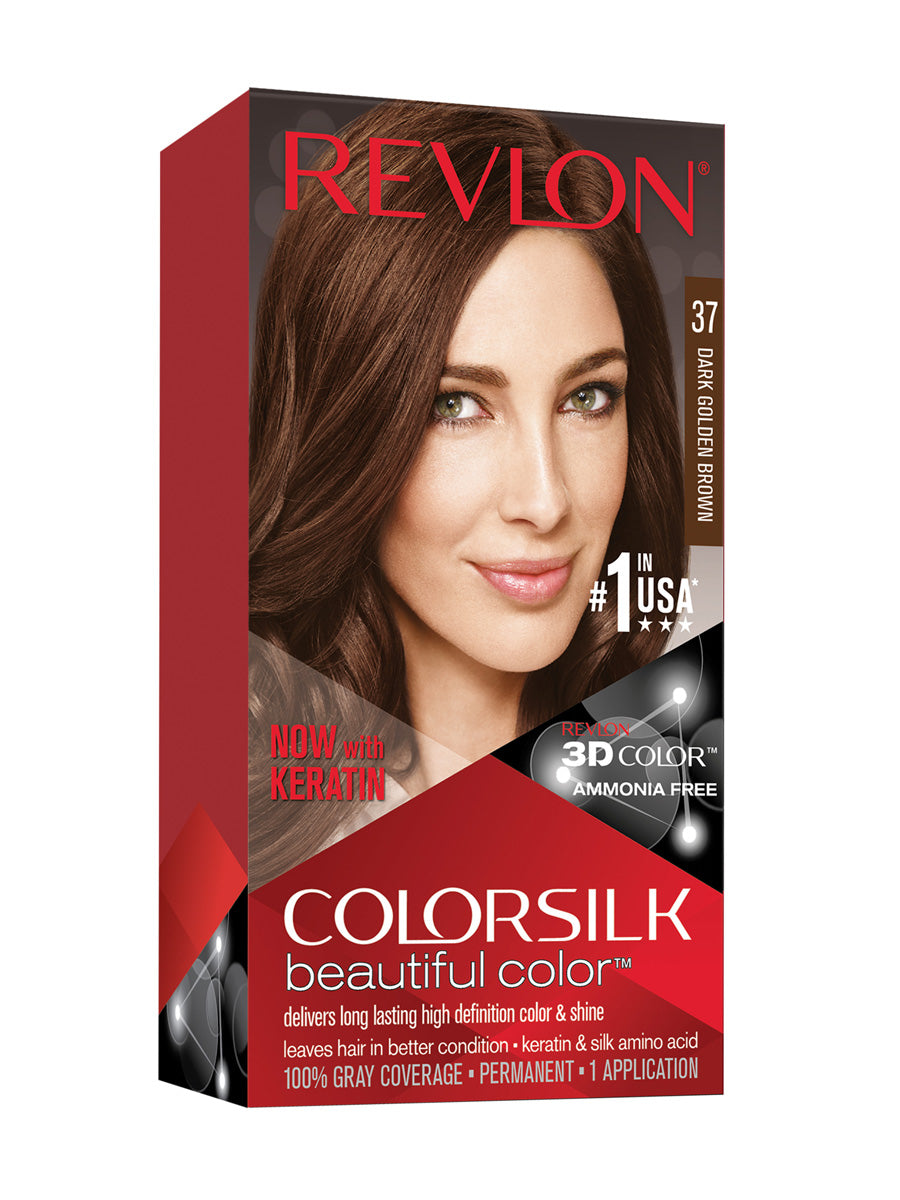 Revlon Hair Color Silk # 37 (Dark Golden Brown)