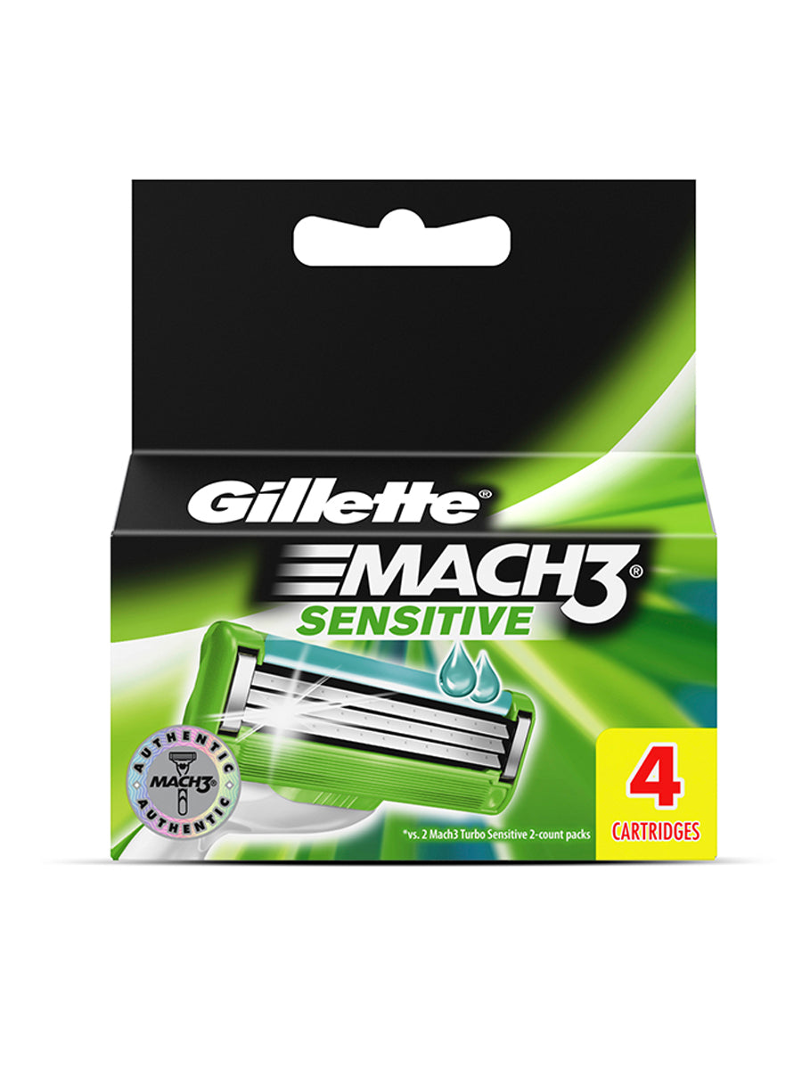 Gillette Mach3 Sensitive Blades 4Pcs