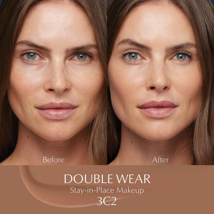 Estee Lauder Double Wear Light Stay-In-Place Makeup Foundation 30ml No.3C2 PEBBLE